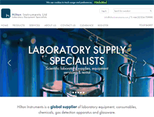 Tablet Screenshot of hiltoninstruments.com